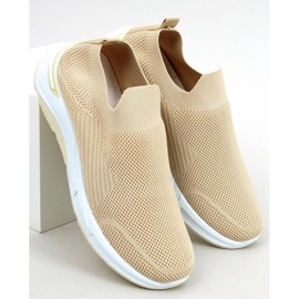 Deportiva calcetín Bloom Beige 1