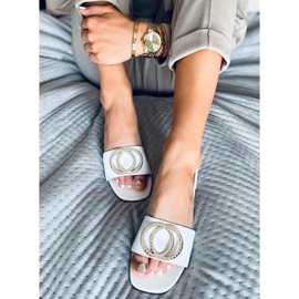 Pantuflas mujer Allor Blanco 1 Pantuflas mujer Allor Blanco 1