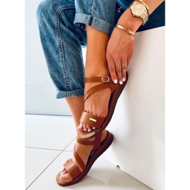 Sandalias mujer Leaf Camel marrón 2 Sandalias mujer Leaf Camel marrón 2