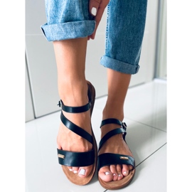 Sandalias mujer Leaf Negras negro 2 Sandalias mujer Leaf Negras negro 2