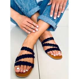 Chanclas mujer Clover Negro 1