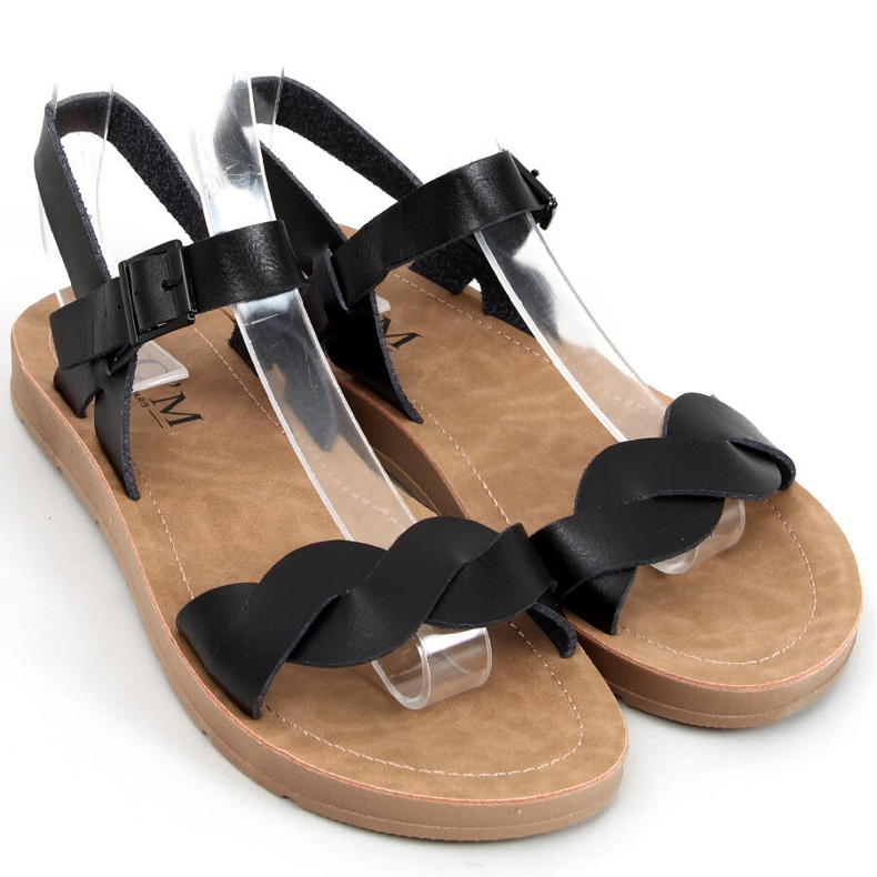 Sandalias mujer Olivo Negras negro 2