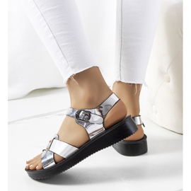Sandalias mujer Tulia plata 1