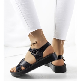 Sandalias mujer Tulia negras negro 2