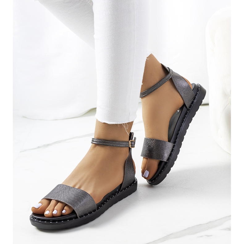 Sandalias de mujer Perunka gris 1 Sandalias de mujer Perunka gris 1