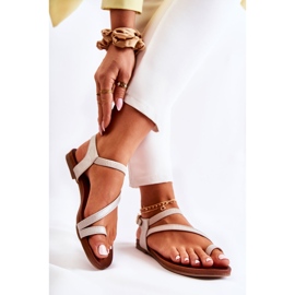 S.Barski Sandalias Ligeras Mujer Con Hebilla Golden Manile dorado 2