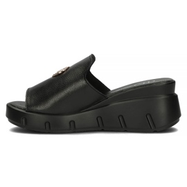 Zapatillas de piel Filippo DK3596/22 Bk negro 2