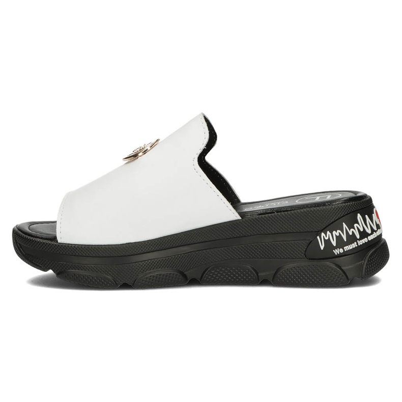 Zapatillas de cuero Filippo DK3872 / 22 Wh blanco 2