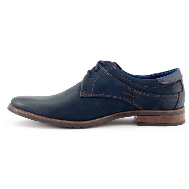 KOMODO Zapatos de hombre elegantes 877 azul marino 3