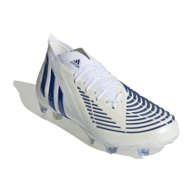 Botas de fútbol Adidas Predator Edge.1 Fg M H02931 blanco blanco 4