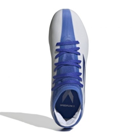 Botas de fútbol Adidas X Speedflow.3 Fg Jr GW7488 multicolor blanco 2