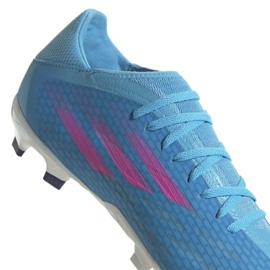 Botas de fútbol Adidas X Speedflow.3 Fg M GW7483 azul azul 5