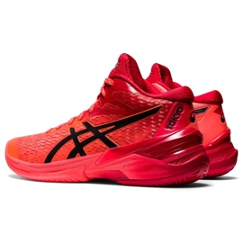 Zapatillas de voleibol Asics Sky Elite Ff Mt Tokyo W 1052A048 701 naranjas y tintos 2
