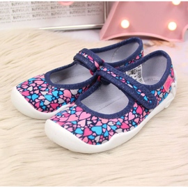Bailarina velcro Grant Jr. Befado azul marino 2
