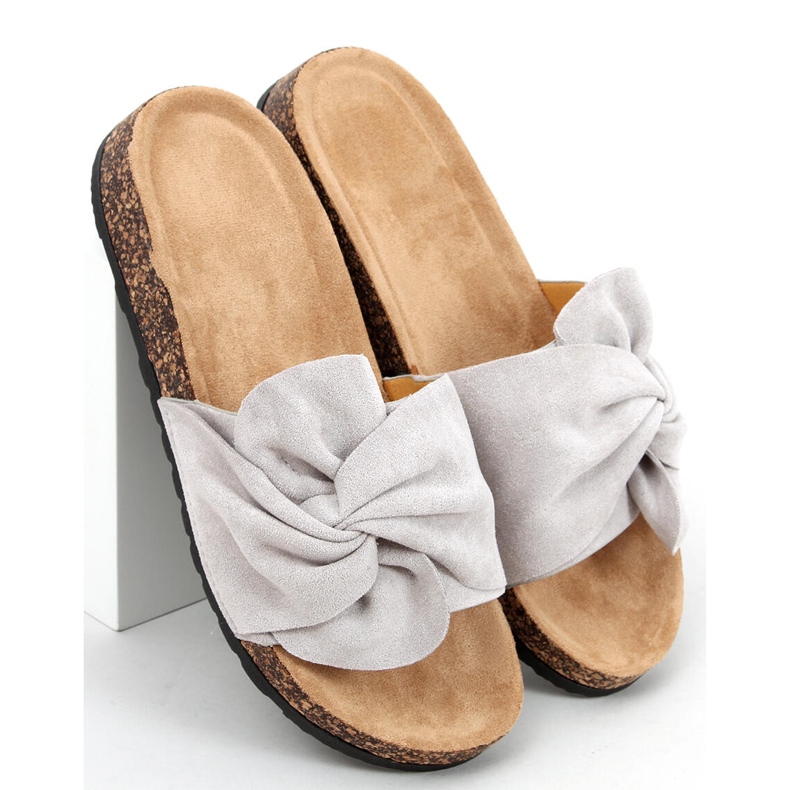 Chanclas de corcho Dakota Grey gris 2