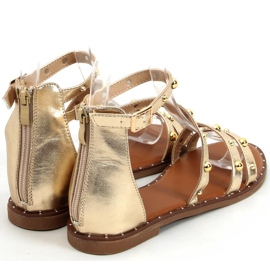 Sandalias romanas Kair Gold dorado 1