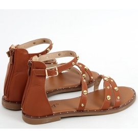 Sandalias romanas Cairo Camel marrón 1 Sandalias romanas Cairo Camel marrón 1