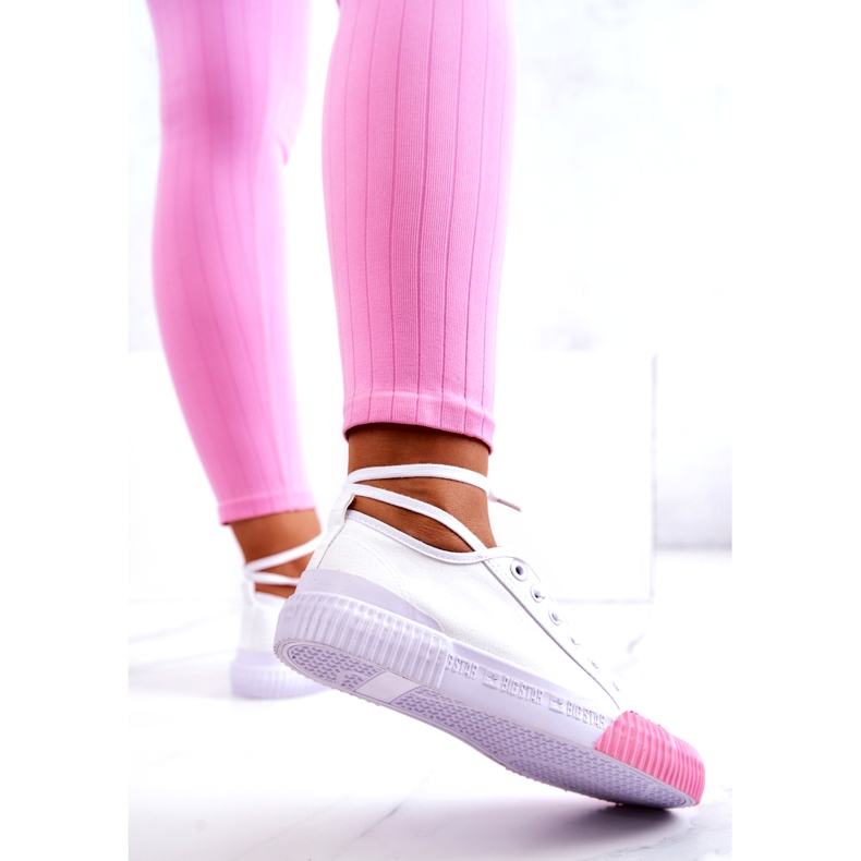 Material Zapatillas Big Star JJ274111 Zapatillas blancas blanco 3