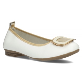 Zapatos de piel con decoración Filippo DP3661/22 Wh blanco 1 Zapatos de piel con decoración Filippo DP3661/22 Wh blanco 1