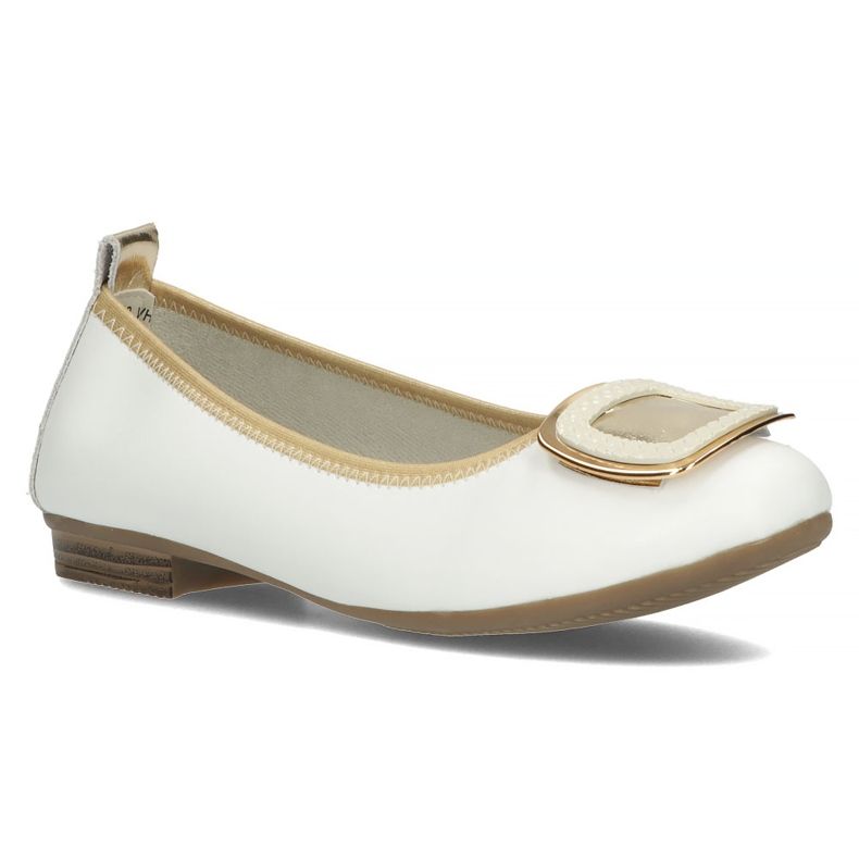 Zapatos de piel con decoración Filippo DP3661/22 Wh blanco 1