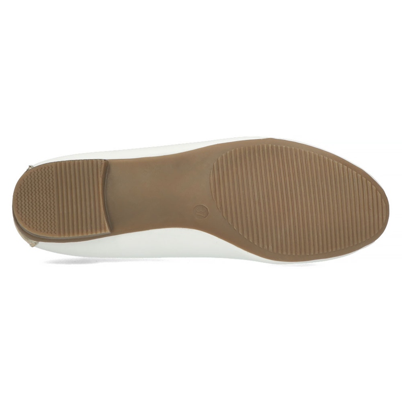 Zapatos de piel con decoración Filippo DP3661/22 Wh blanco 2
