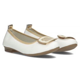 Zapatos de piel con decoración Filippo DP3661/22 Wh blanco 4