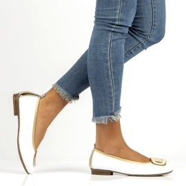 Zapatos de piel con decoración Filippo DP3661/22 Wh blanco 6 Zapatos de piel con decoración Filippo DP3661/22 Wh blanco 6