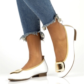 Zapatos de piel con decoración Filippo DP3661/22 Wh blanco 7 Zapatos de piel con decoración Filippo DP3661/22 Wh blanco 7