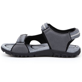 Sandalias Geox U S.Strada DM U8224D-0BC50-C9014 negro 4