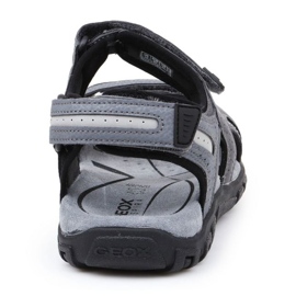Sandalias Geox U S.Strada DM U8224D-0BC50-C9014 negro 5