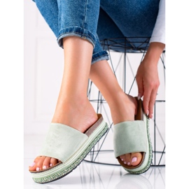 Bestelle Zapatillas verdes en la plataforma 2