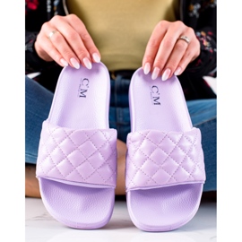 Cm Paris Chanclas moradas púrpura 1