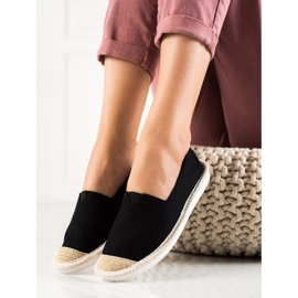 DK Alpargatas negras de moda negro 2