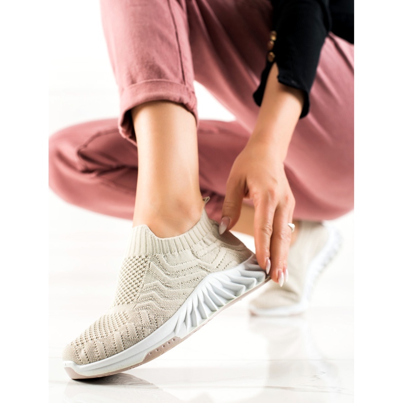 DK Calzado deportivo sin cordones beige 1