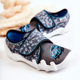 BEFADO S.A. Zapatillas Befado Velcro Coche 273X339 Gris-Azul 3