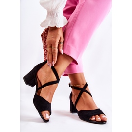 Sandalias Mujer Tacón Alto Sergio Leone SK825 Negro 2