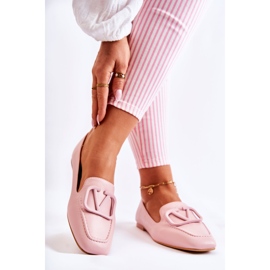 PS1 Mocasines Brogues Con Adorno Hermosa Rosa 2