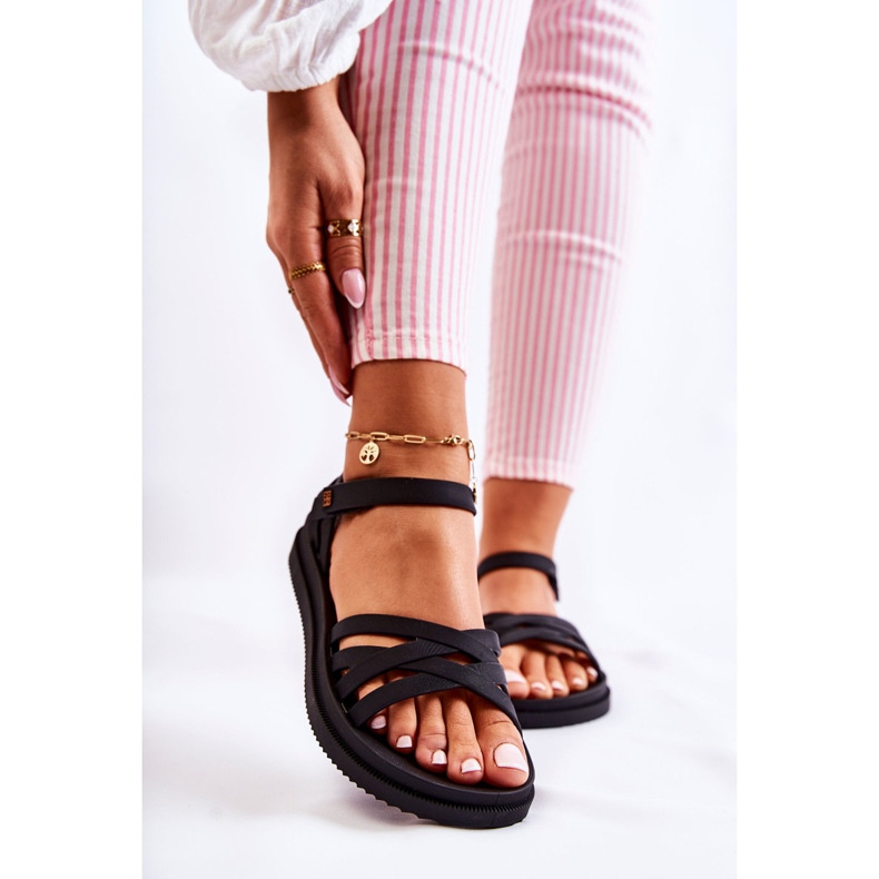 Sandalias Mujer Fragante Con Velcro ZAXY JJ285068 Negro 1