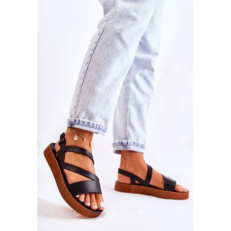 Sandalias de goma mujer ZAXY JJ285052 Negro 1