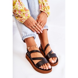 Sandalias de goma mujer ZAXY JJ285052 Negro 6