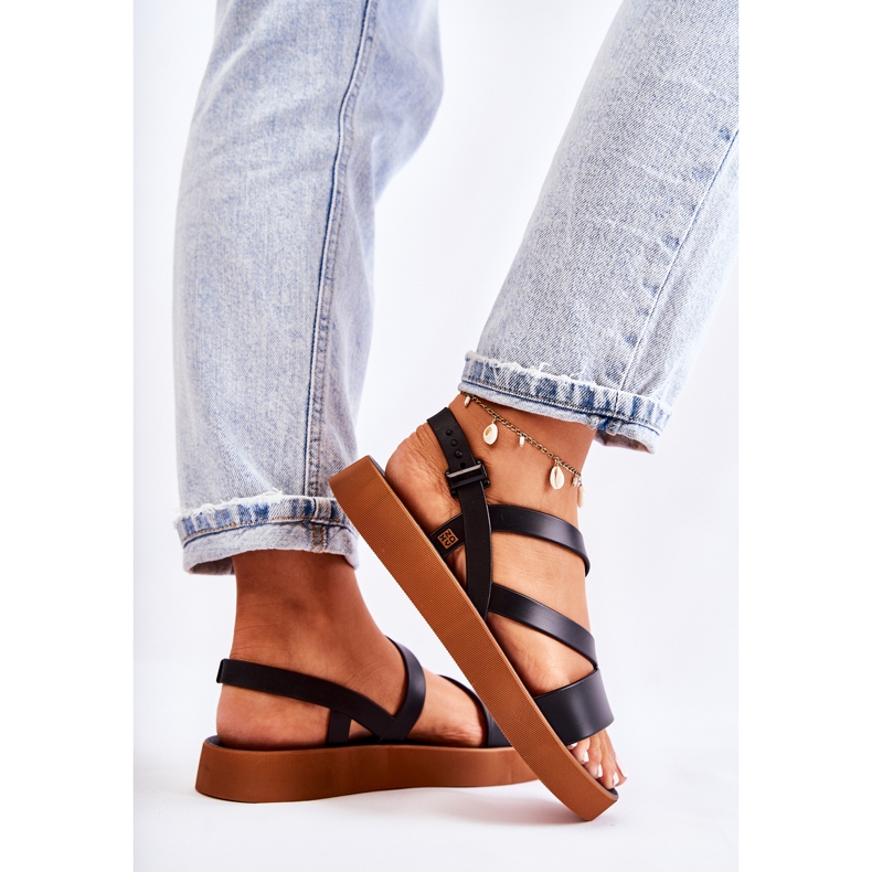 Sandalias de goma mujer ZAXY JJ285052 Negro 2