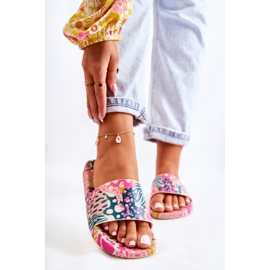 Pantuflas Goma Perfumada ZAXY JJ285097 Rosa-Verde rosado 4