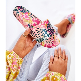 Pantuflas Goma Perfumada ZAXY JJ285097 Rosa-Verde rosado 1