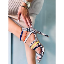 Sandalias con alfiler Sofronia MARRÓN / BLANCO multicolor 2 Sandalias con alfiler Sofronia MARRÓN / BLANCO multicolor 2