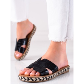 MIKA Zapatillas negras de moda negro 1 MIKA Zapatillas negras de moda negro 1