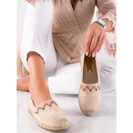 Lucky Shoes Alpargatas Con Estampado beige 1 Lucky Shoes Alpargatas Con Estampado beige 1