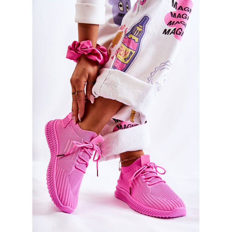 PS1 Deportivas de mujer Sneakers tejido Rosa Storia 2