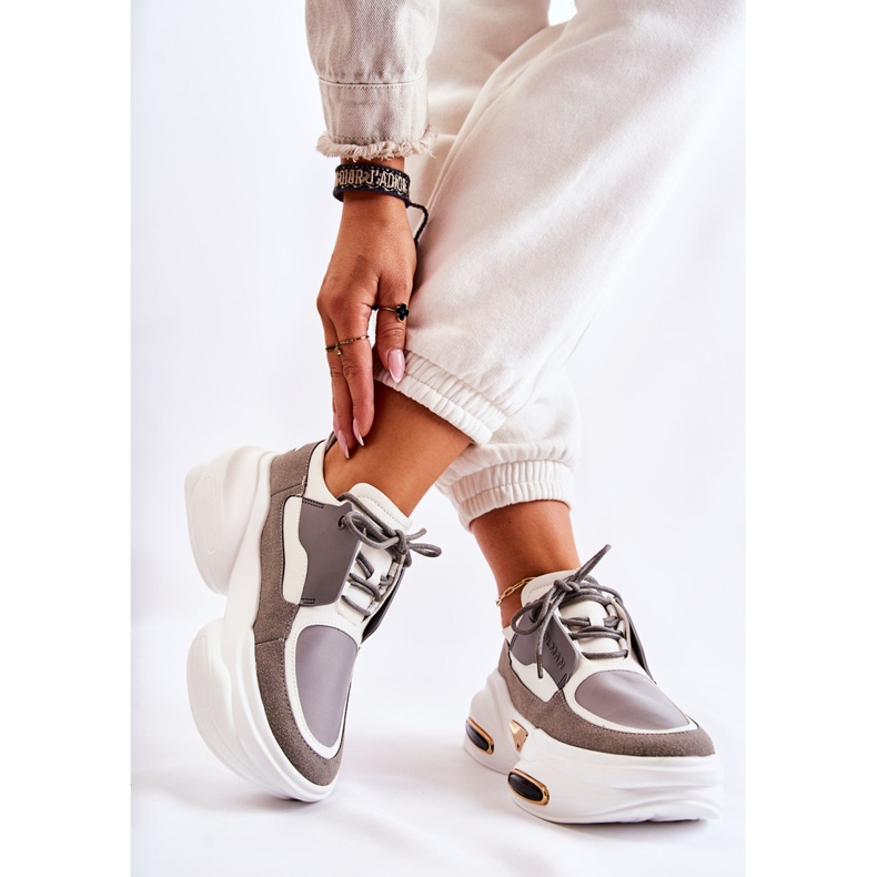 PS1 Deportivas Mujer Blanco-Gris New Horizon 2