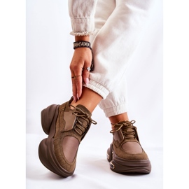 PS1 Deportivas deportivas de mujer Zapatos Kaki New Horizon marrón 2 PS1 Deportivas deportivas de mujer Zapatos Kaki New Horizon marrón 2