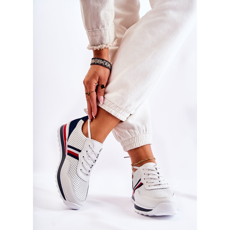 PE1 Deportivas mujer piel blanca y azul marino Jane blanco 2